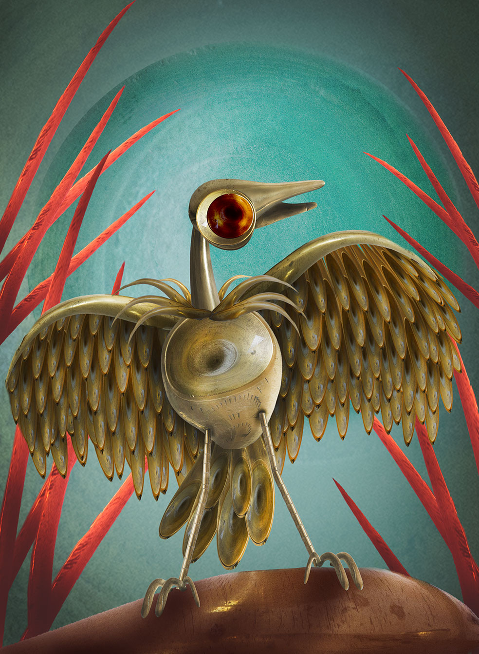 Illustration d'oiseau